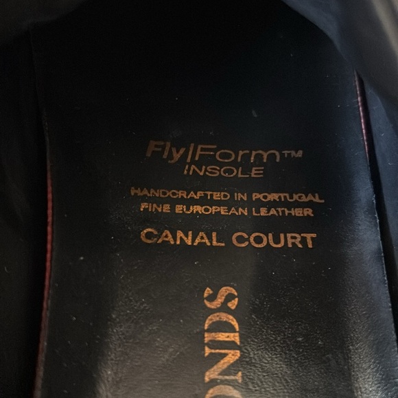 Allen Edmonds Canal Court Black Leather Low Top Sneakers 11 D (Medium) - Picture 8 of 12
